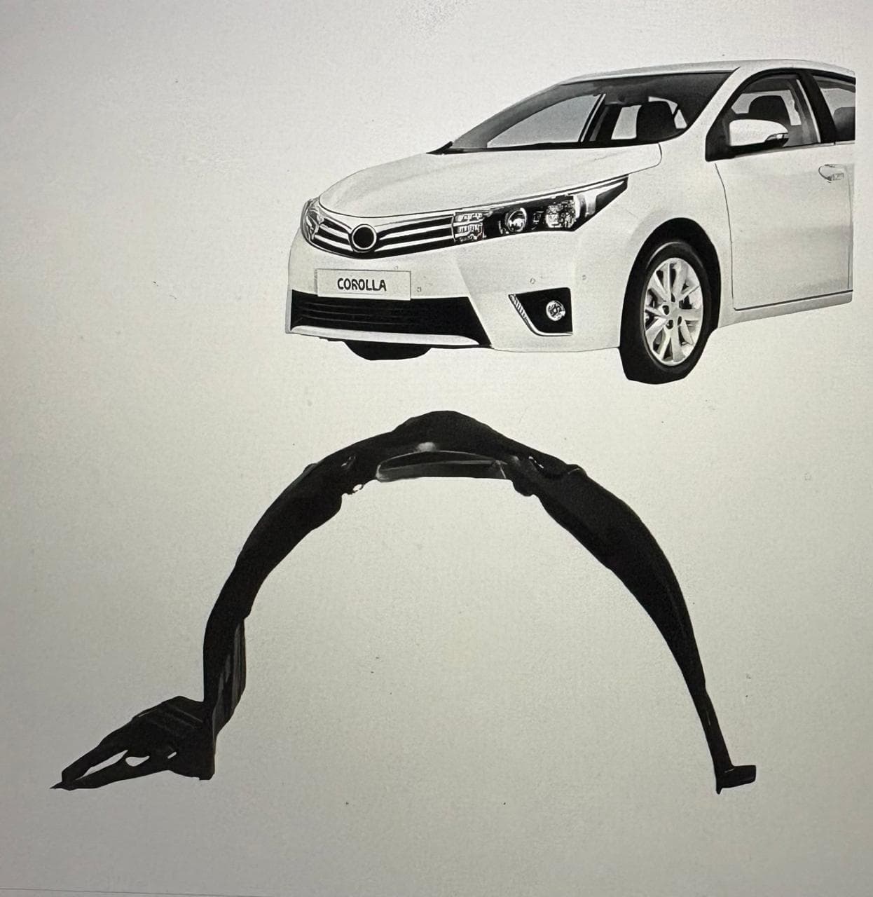 Parabarro Dianteiro Lado Esquerdo Corolla 2014 2015 2016