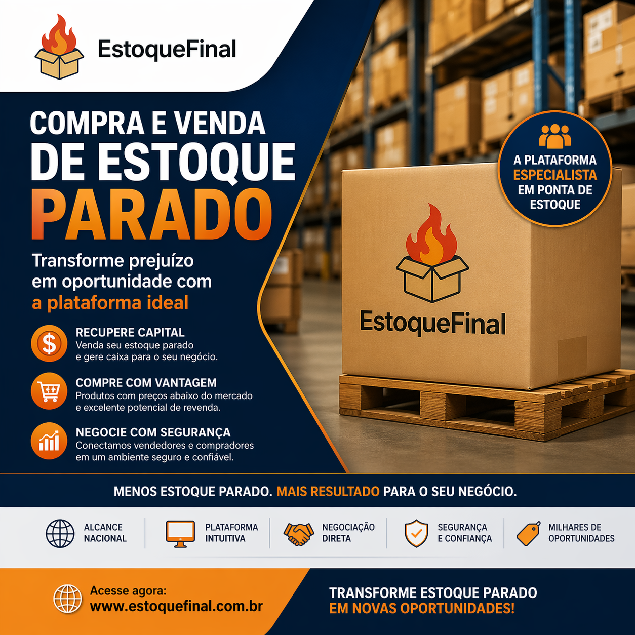 Compra e venda de estoque parado como transformar prejuízo em oportunidade com a plataforma ideal