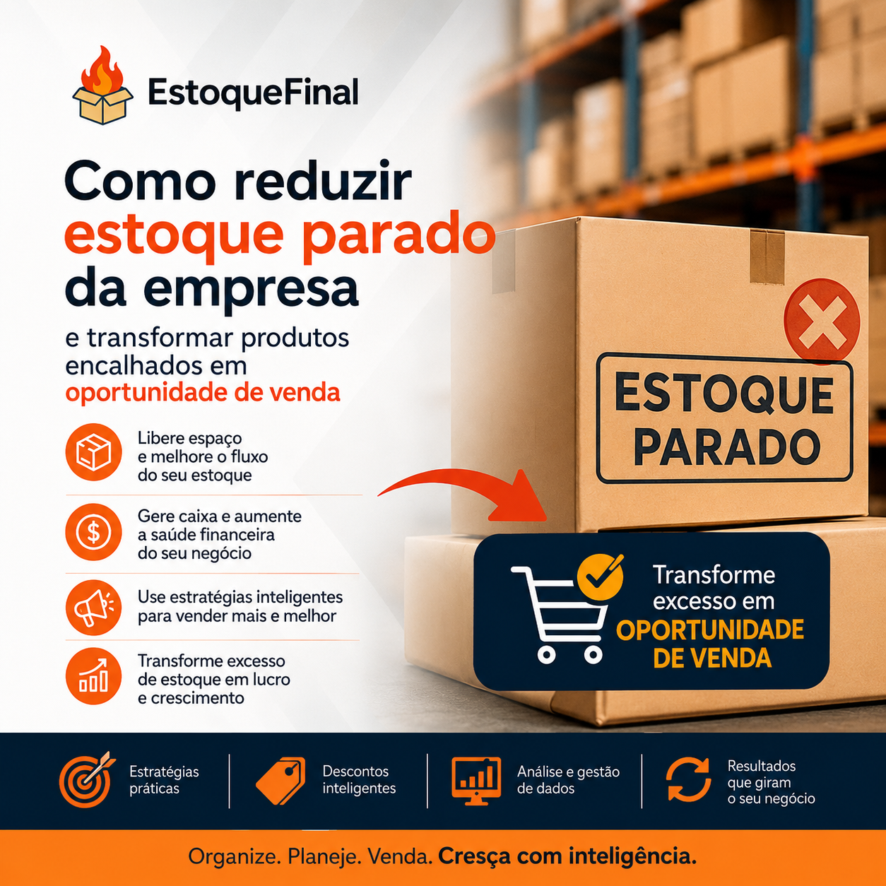 Como reduzir estoque parado da empresa e transformar produtos encalhados em oportunidade de venda