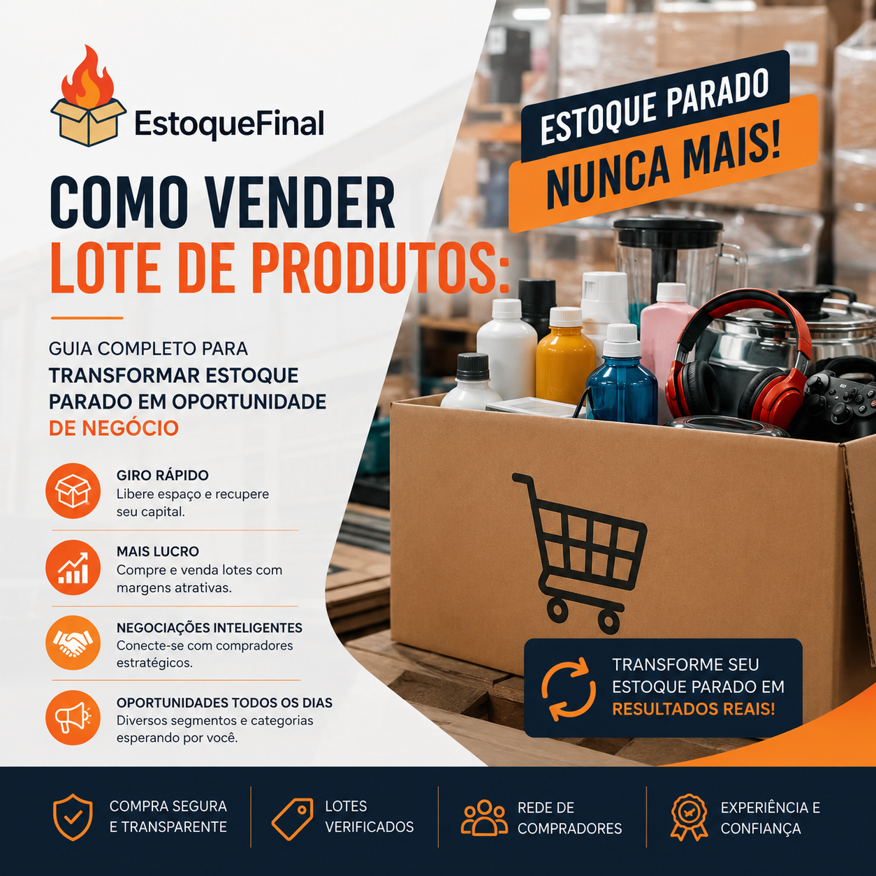 Como vender lote de produtos guia completo para transformar estoque parado em oportunidade de negócio