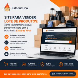 Site para vender lote de produtos como transformar estoque parado em lucro com a Plataforma Estoque Final